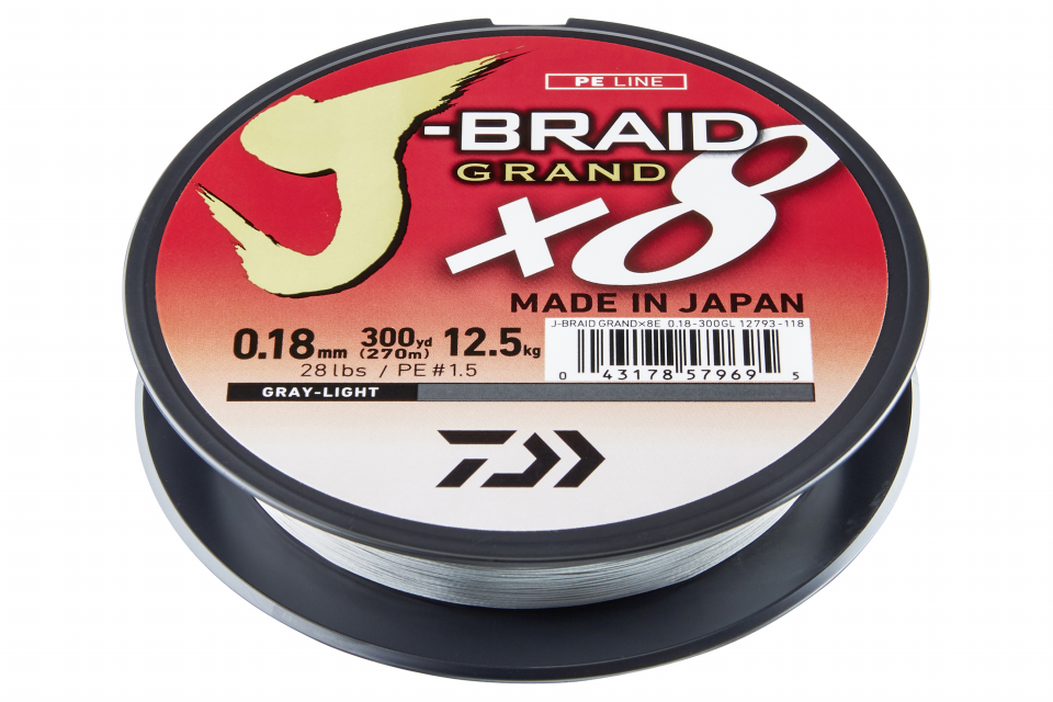 J-Braid Grand X8 <span>| Plecionka | jasnoszary</span>