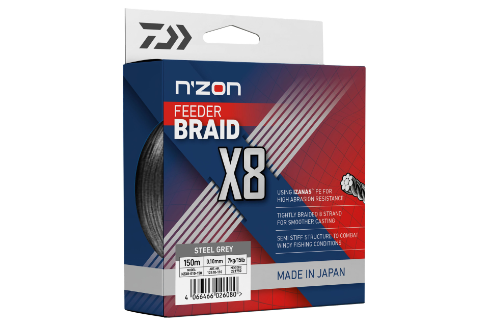 N'Zon X8 Braid <span>| Plecionka | steel grey</span>