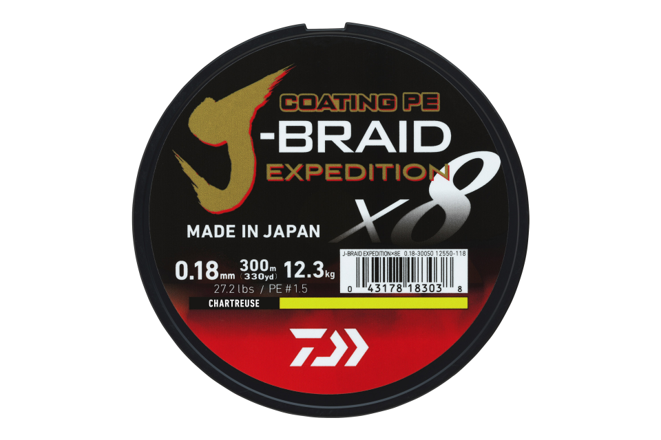 J-Braid Expedition X8 <span>| Plecionka | chartreuse</span> J-Braid Expedition X8 <span>| Plecionka | chartreuse</span>